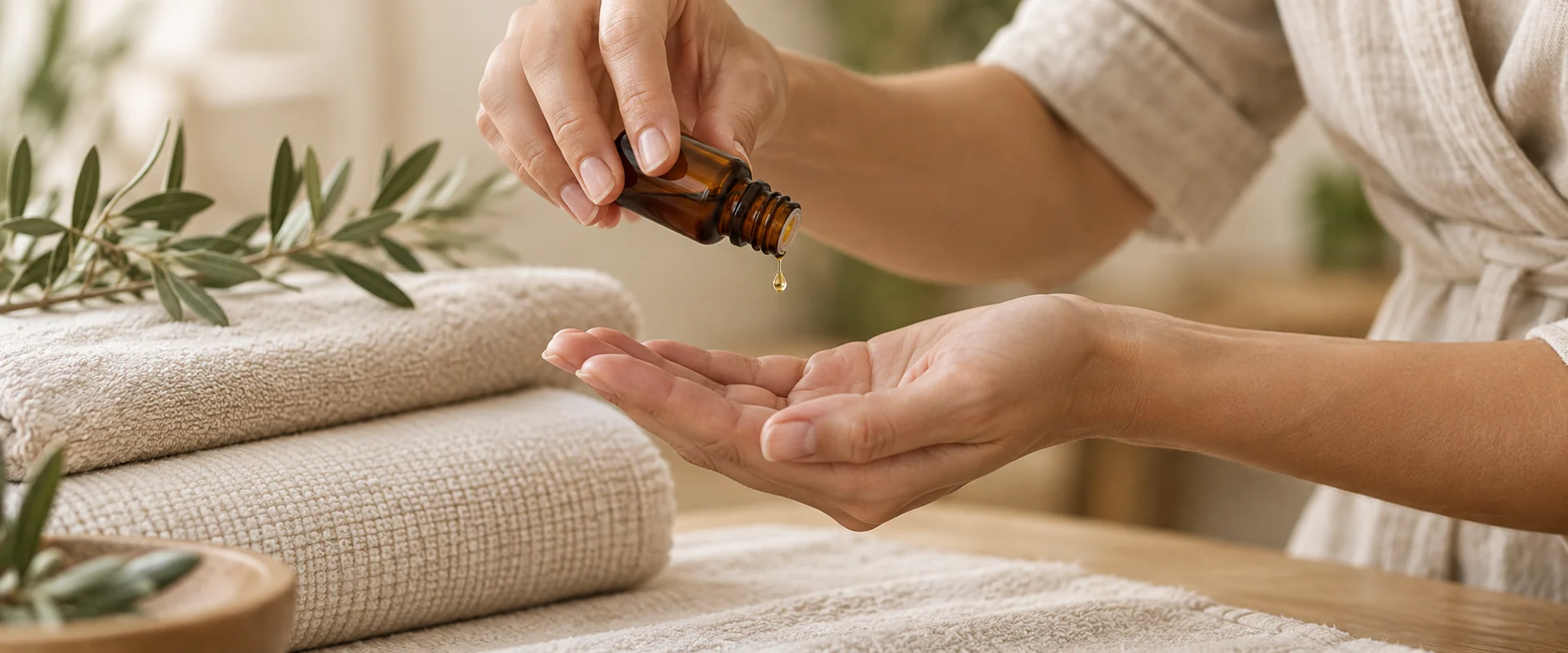 Aroma Massage, illustrative Darstellung