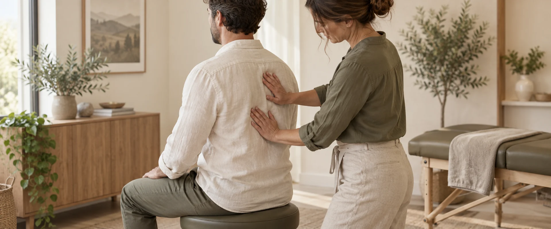 Segment Massage, illustrative Darstellung